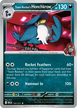 Team Rocket’s Honchkrow