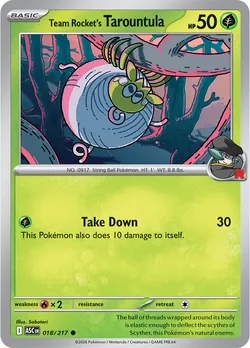 Team Rocket’s Tarountula