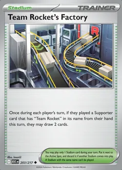 Team Rocket’s Factory