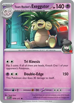 Team Rocket’s Exeggutor