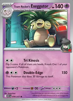 Team Rocket’s Exeggutor