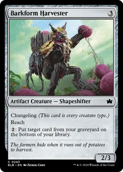 Barkform Harvester