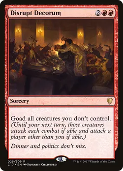 Disrupt Decorum