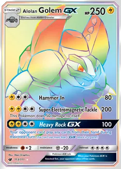 Alolan Golem-GX