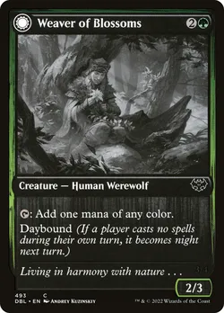 Weaver of Blossoms // Blossom-Clad Werewolf