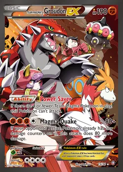 Team Magma's Groudon-EX