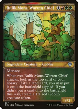 Rulik Mons, Warren Chief