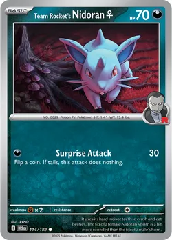 Team Rocket's Nidoran♀