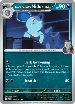 Team Rocket's Nidorina