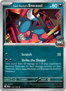 Team Rocket's Sneasel