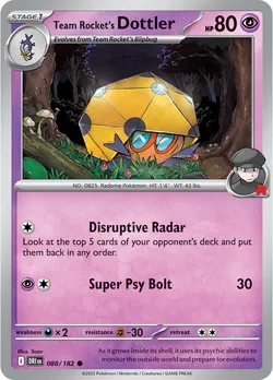 Team Rocket's Dottler