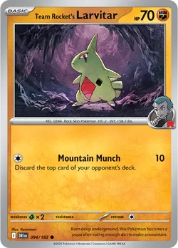Team Rocket's Larvitar