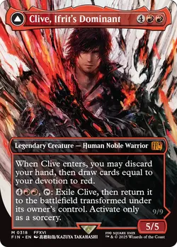 Clive, Ifrit's Dominant // Ifrit, Warden of Inferno