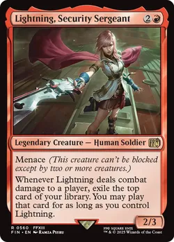 Lightning, Security Sergeant