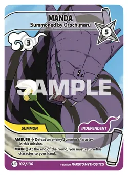 Manda - Summoned by Orochimaru
