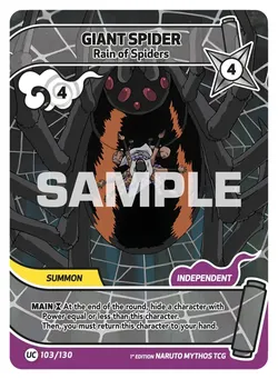 Giant Spider - Rain of Spiders