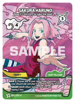 Sakura Haruno - Now it’s my turn to take the lead.