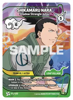 Shikamaru Nara - Shadow Strangle Jutsu