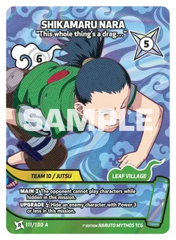 Shikamaru Nara - This whole thing’s a drag…
