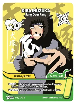 Kiba Inuzuka - Fang Over Fang