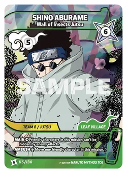 Shino Aburame - Wall of Insects Jutsu