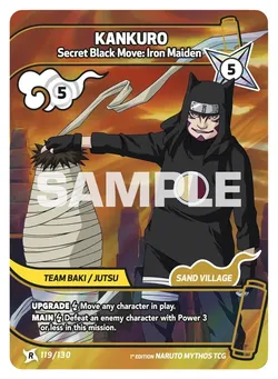 Kankuro - Secret Black Move: Iron Maiden