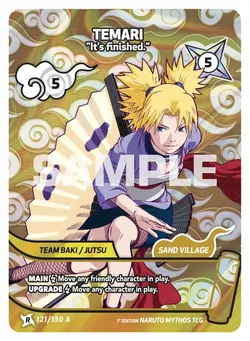 Temari - It’s finished.