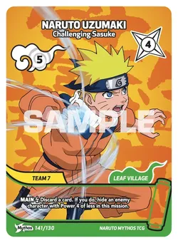 Naruto Uzumaki - Challenging Sasuke