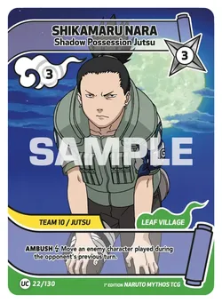 Shikamaru Nara - Shadow Possession Jutsu