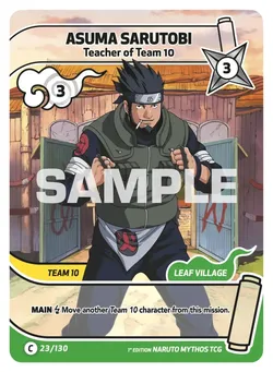 Asuma Sarutobi - Teacher of Team 10