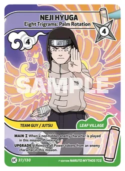 Neji Hyuga - Eight Trigrams: Palm Rotation