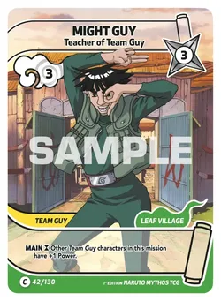 Might Guy - Teacher of Team Guy