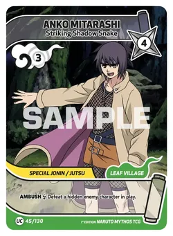 Anko Mitarashi - Striking Shadow Snake