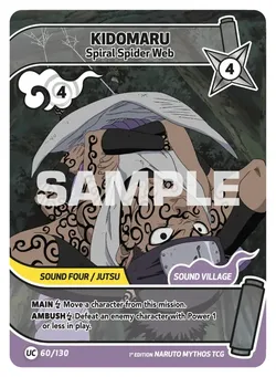Kidomaru - Spiral Spider Web