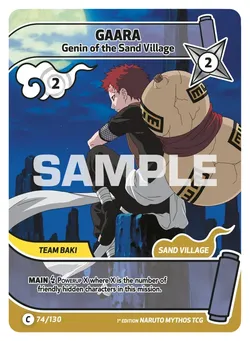 Gaara - Genin of the Sand Village