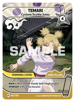 Temari - Cyclone Scythe Jutsu