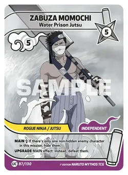 Zabuza Momochi - Water Prison Jutsu