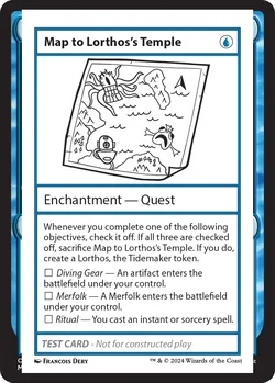 Map to Lorthos's Temple