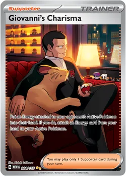 Giovanni’s Charisma