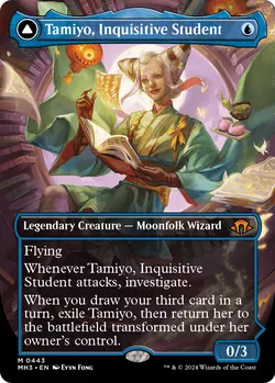 Tamiyo, Inquisitive Student // Tamiyo, Seasoned Scholar