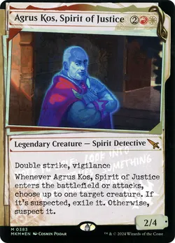 Agrus Kos, Spirit of Justice