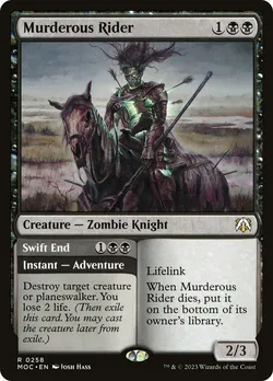 Murderous Rider // Swift End