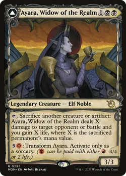 Ayara, Widow of the Realm // Ayara, Furnace Queen