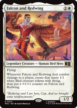 Falcon and Redwing