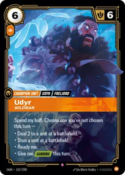 Udyr, Wildman