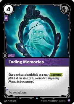 Fading Memories