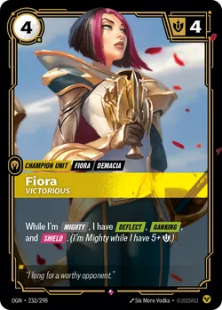 Fiora, Victorious