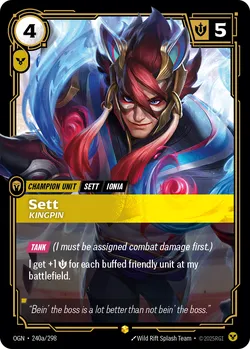 Sett, Kingpin