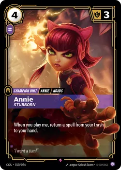 Annie, Stubborn