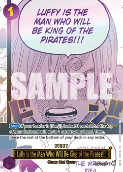 Luffy Is the Man Who Will Be King of the Pirates!!!